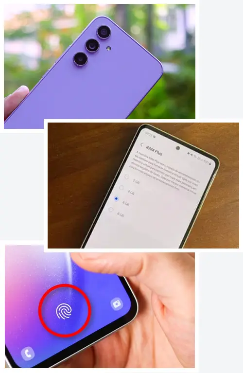 troca tela samsung A55