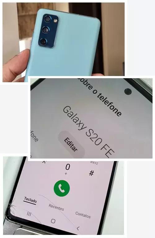troca tela samsung S20FE