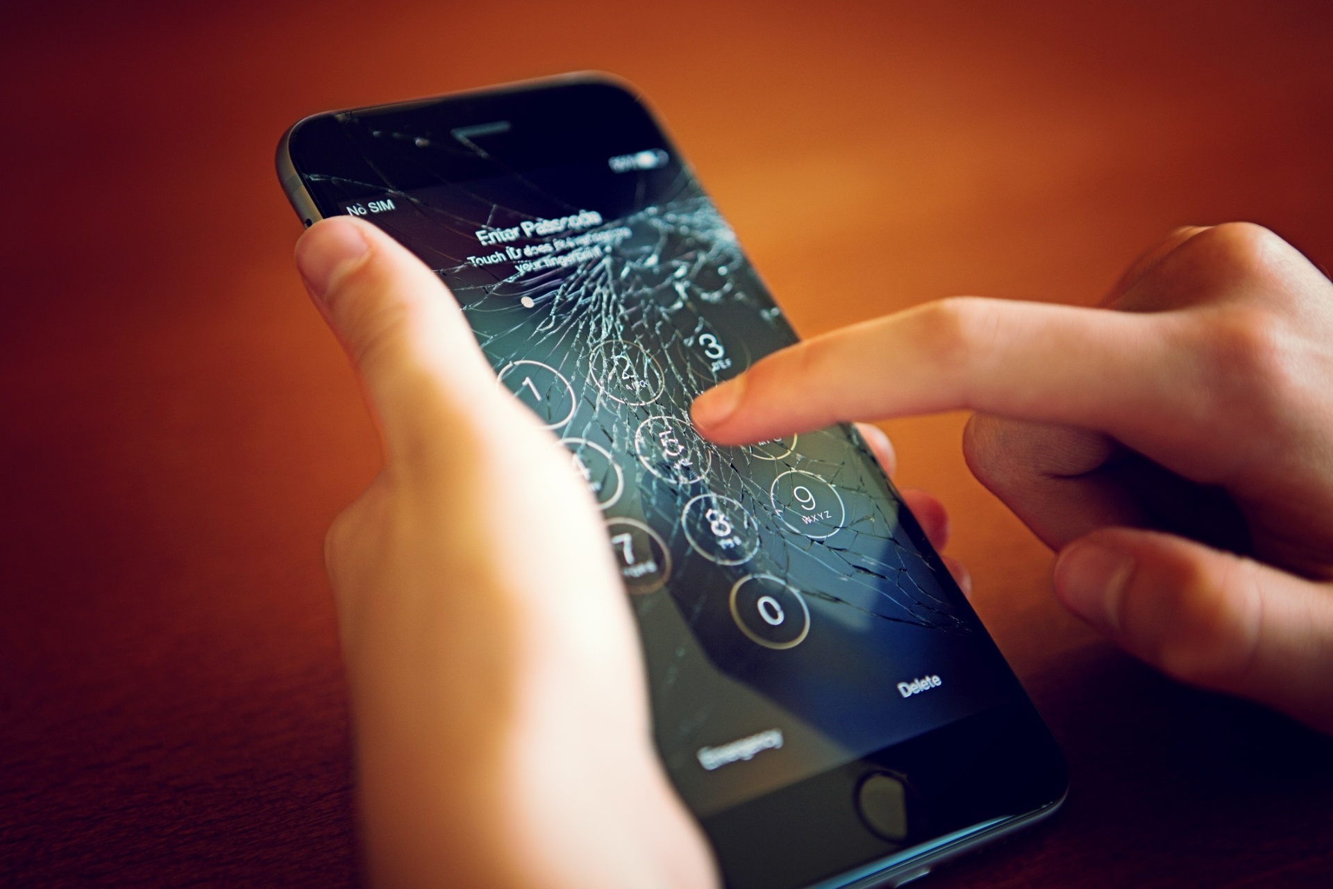 vidro frontal iPhone
